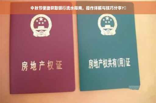 中秋节便捷获取银行流水指南，操作详解与技巧分享?✨