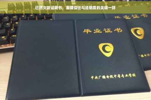 已还欠款证明书，重建信任与透明度的关键一环