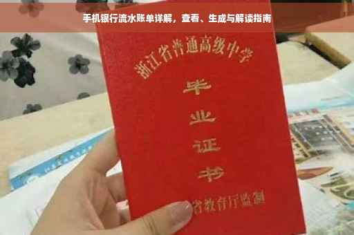 手机银行流水账单详解，查看、生成与解读指南