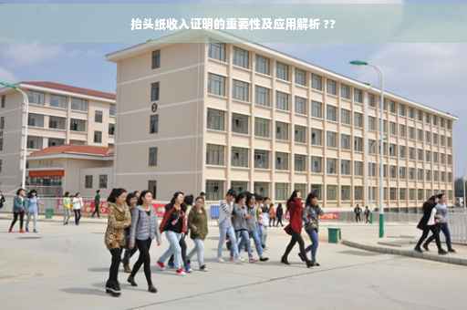 抬头纸收入证明的重要性及应用解析 ??