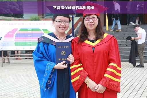 学费错误证明书真相揭秘