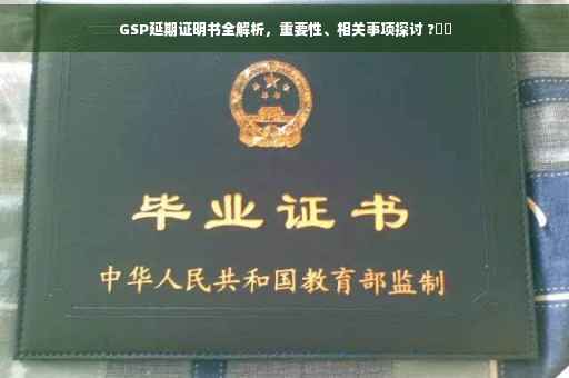 GSP延期证明书全解析，重要性、相关事项探讨 ?⚡️