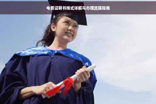 电费证明书格式详解与办理流程指南