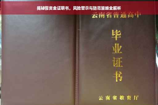 揭秘假资金证明书，风险警示与防范策略全解析