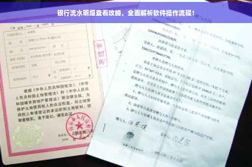 银行流水明细查看攻略，全面解析软件操作流程！