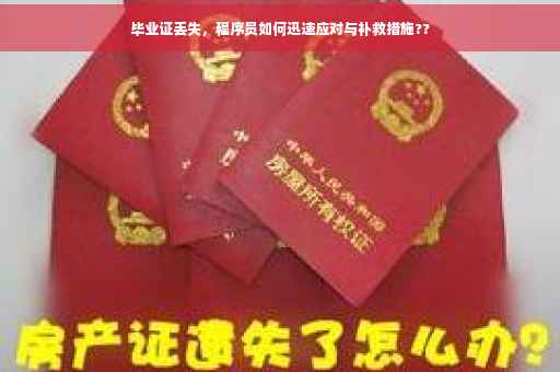 毕业证丢失，程序员如何迅速应对与补救措施??