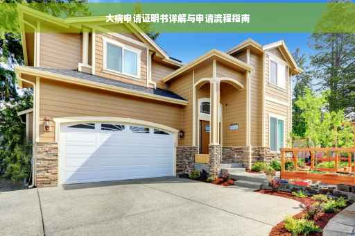 大病申请证明书详解与申请流程指南