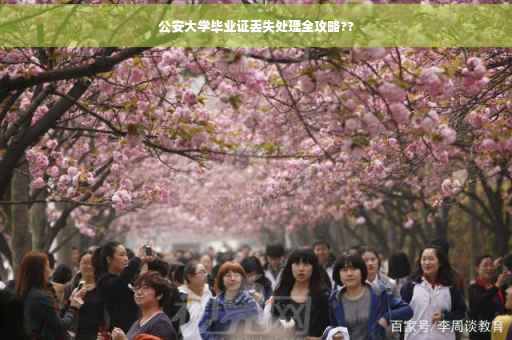 公安大学毕业证丢失处理全攻略??