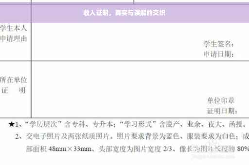 收入证明，真实与误解的交织