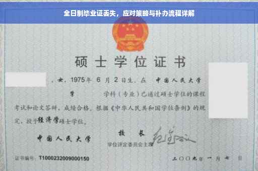 全日制毕业证丢失，应对策略与补办流程详解