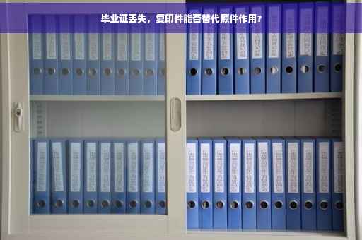 毕业证丢失，复印件能否替代原件作用？