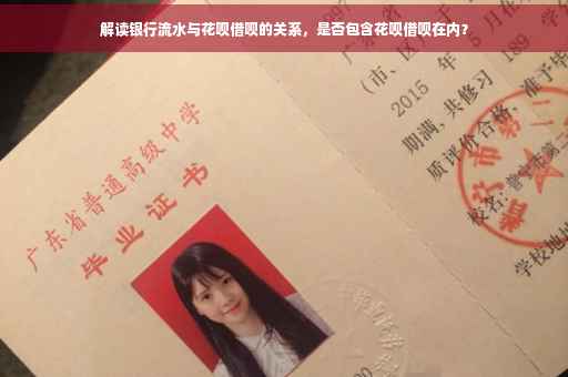 解读银行流水与花呗借呗的关系，是否包含花呗借呗在内？
