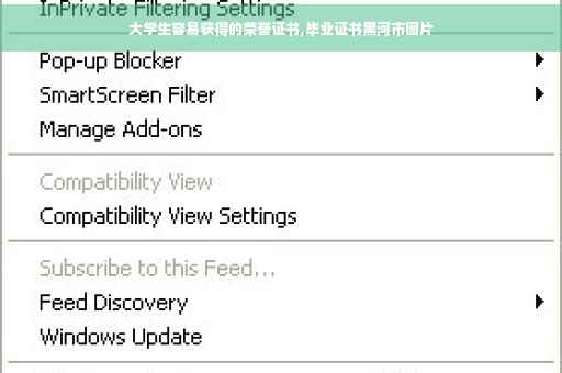 大学生容易获得的荣誉证书,毕业证书黑河市图片 大学生容易获得的荣誉证书,毕业证书黑河市图片