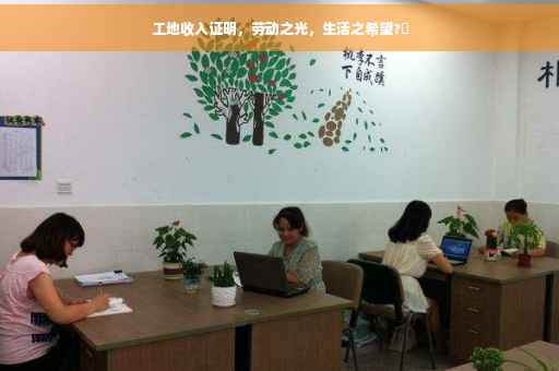 工地收入证明，劳动之光，生活之希望?✨