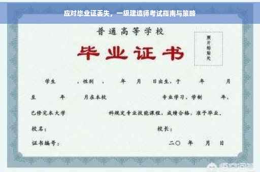 应对毕业证丢失，一级建造师考试指南与策略