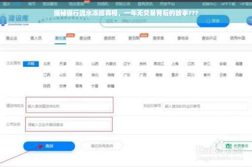 揭秘银行流水冻结真相，一年无交易背后的故事???