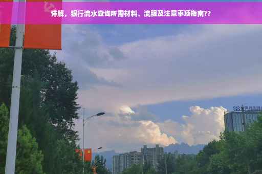 详解，银行流水查询所需材料、流程及注意事项指南??