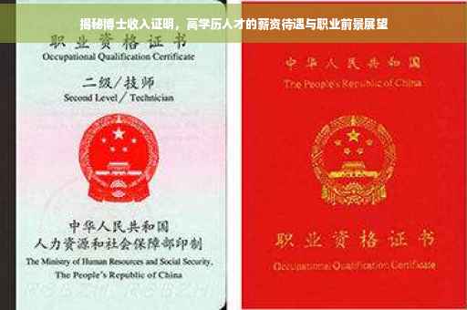 揭秘博士收入证明，高学历人才的薪资待遇与职业前景展望