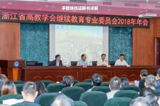 手部烧伤证明书详解