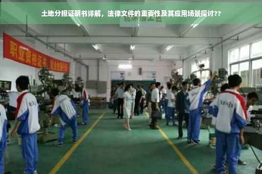 土地分担证明书详解，法律文件的重要性及其应用场景探讨??