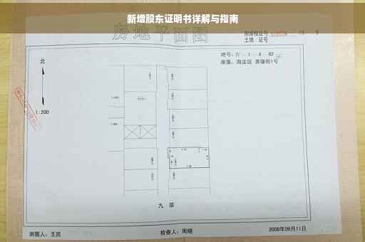 新增股东证明书详解与指南