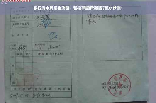 银行流水解读全攻略，轻松掌握解读银行流水步骤！