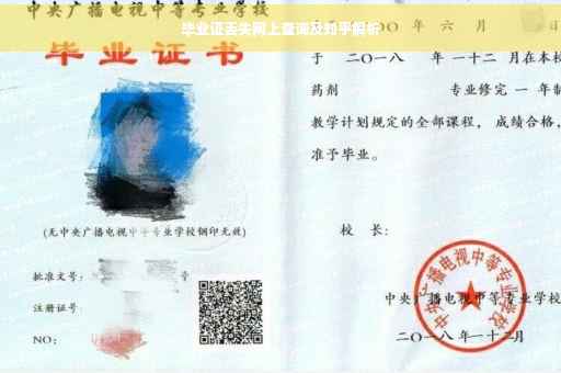 毕业证丢失网上查询及知乎解析