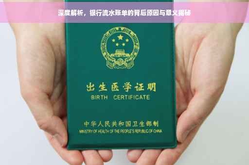 深度解析，银行流水账单的背后原因与意义揭秘