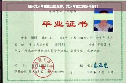 银行流水与车贷深度解析，流水与贷款关联揭秘??