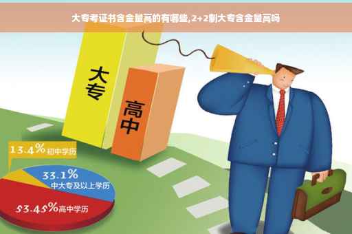 大专考证书含金量高的有哪些,2+2制大专含金量高吗