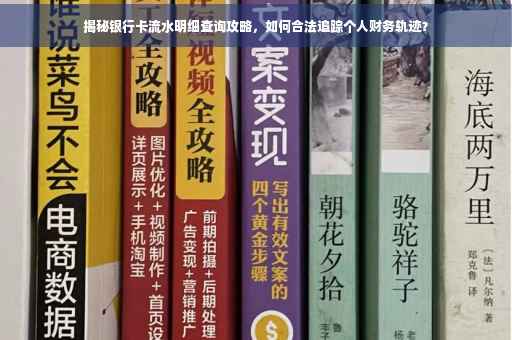 揭秘银行卡流水明细查询攻略，如何合法追踪个人财务轨迹？