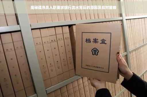 揭秘程序员入职要求银行流水背后的原因及应对策略