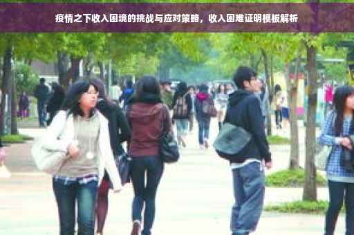 疫情之下收入困境的挑战与应对策略，收入困难证明模板解析