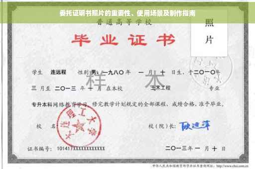 委托证明书照片的重要性、使用场景及制作指南