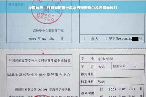 深度解析，打官司时银行流水的提供与否及注意事项??