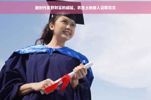 新时代田野财富的崛起，农民土地收入证明范文