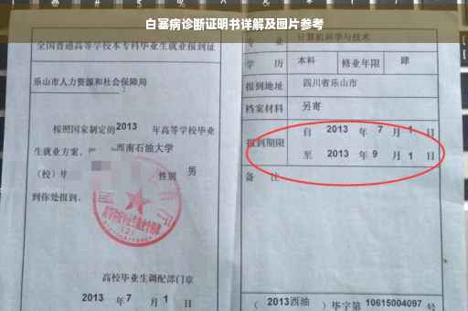 白塞病诊断证明书详解及图片参考