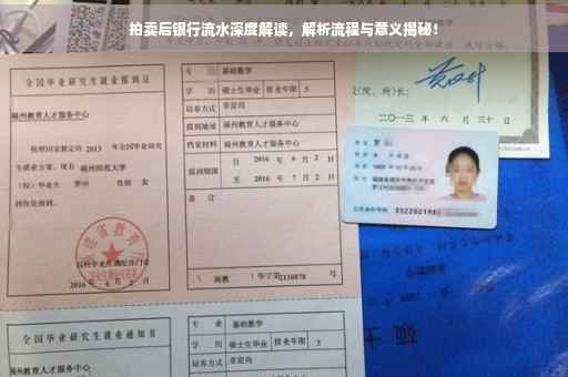 拍卖后银行流水深度解读，解析流程与意义揭秘！