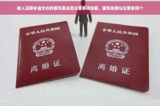 收入证明申请文件的撰写要点及注意事项详解，撰写指南与注意事项??