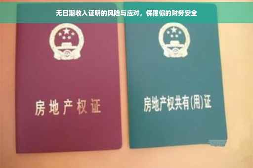 无日期收入证明的风险与应对，保障你的财务安全