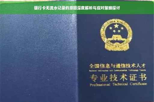 银行卡无流水记录的原因深度解析与应对策略探讨