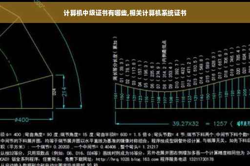 计算机中级证书有哪些,相关计算机系统证书