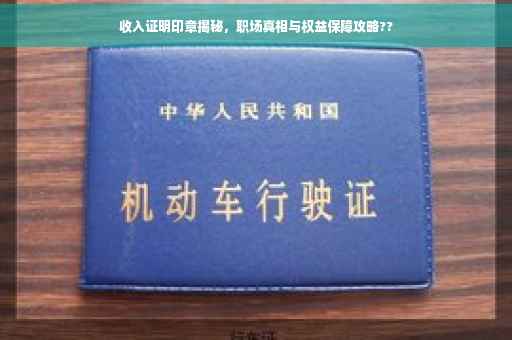 收入证明印章揭秘，职场真相与权益保障攻略??