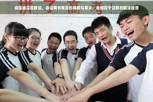 自媒体深度解读，非证明书背后的真相与意义，非等同于证明书解读报告