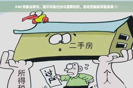DNF贡献证明书，揭示辛勤付出与荣耀时刻，游戏贡献度获取指南 ?✨