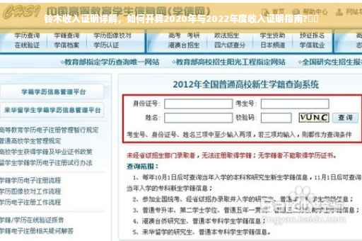 铃木收入证明详解，如何开具2020年与2022年度收入证明指南?⚡️
