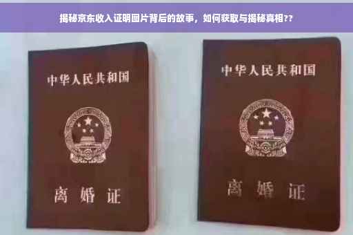 揭秘京东收入证明图片背后的故事，如何获取与揭秘真相??