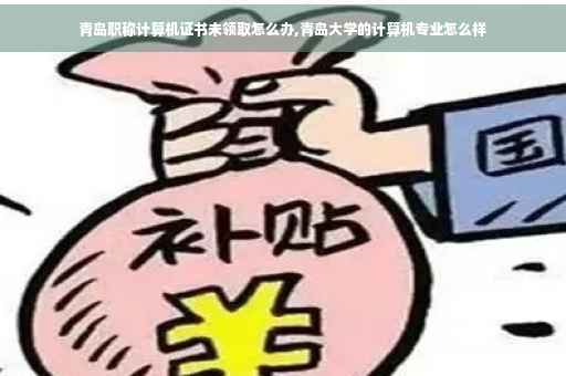 青岛职称计算机证书未领取怎么办,青岛大学的计算机专业怎么样
