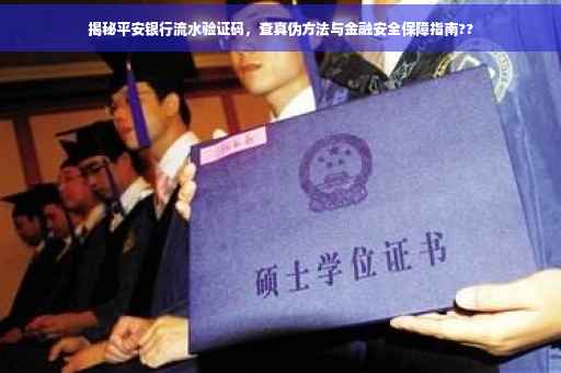 揭秘平安银行流水验证码，查真伪方法与金融安全保障指南??