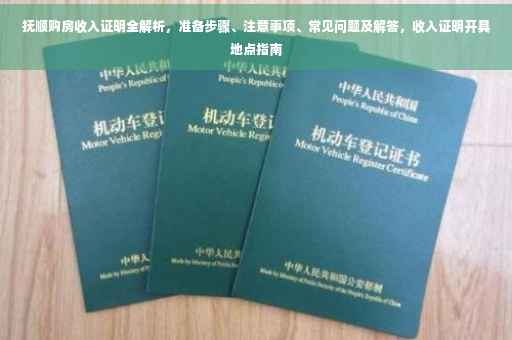 抚顺购房收入证明全解析，准备步骤、注意事项、常见问题及解答，收入证明开具地点指南